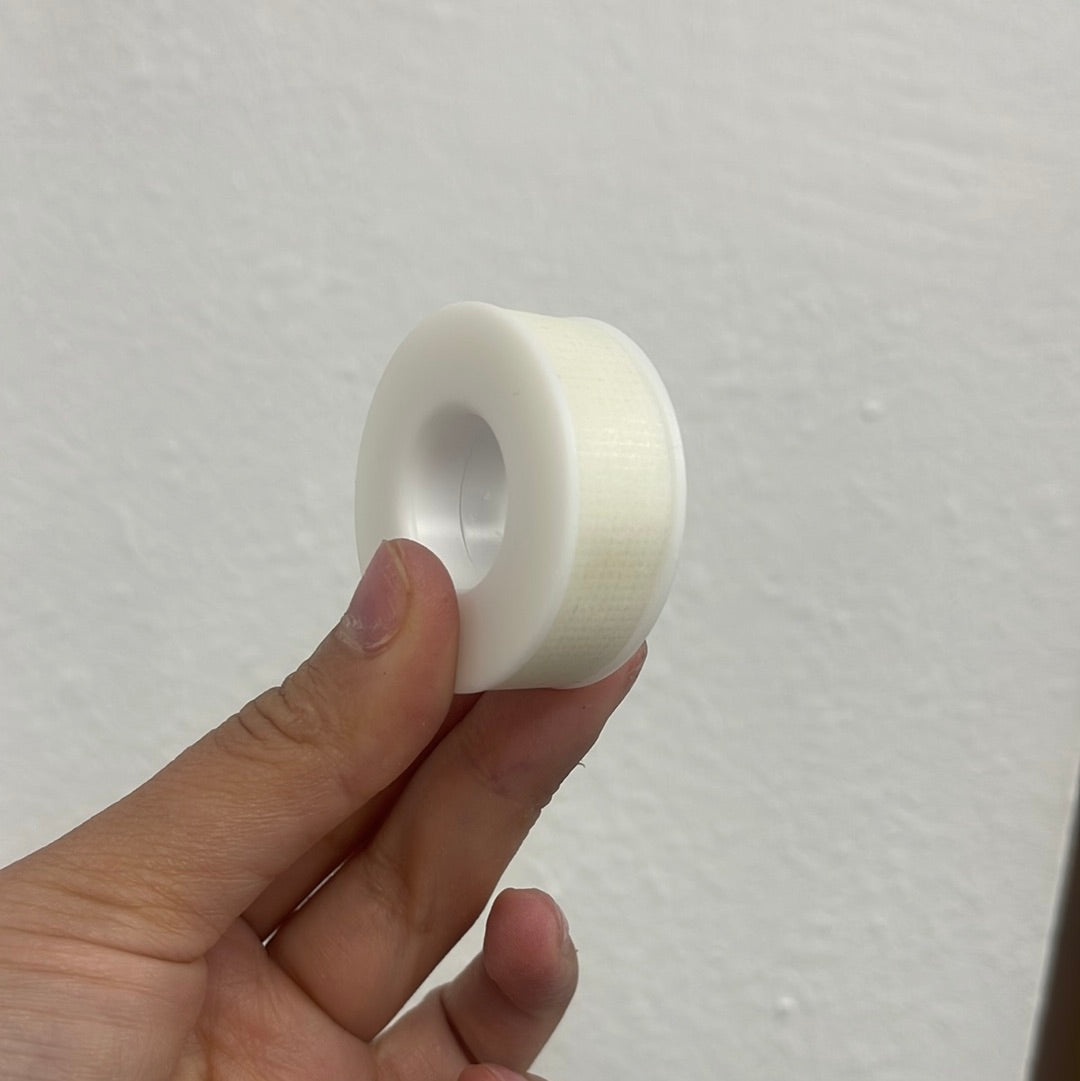 White silicone gel tape