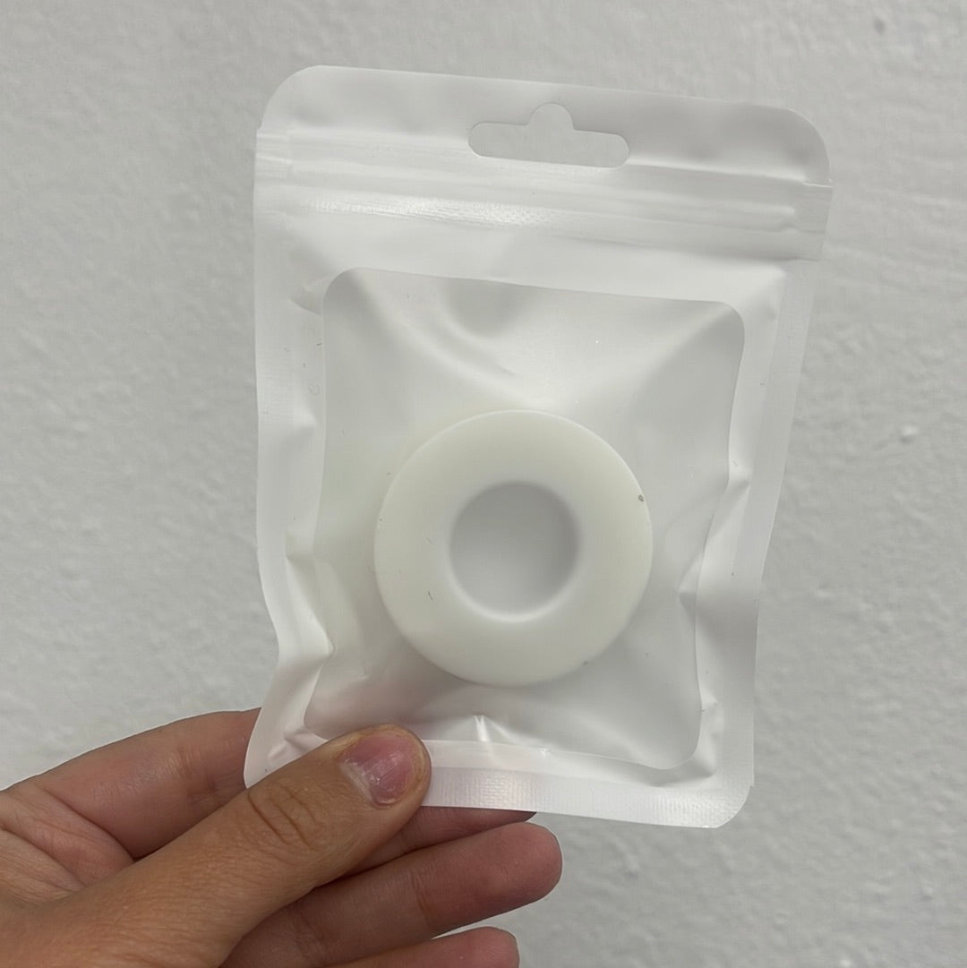 White silicone gel tape