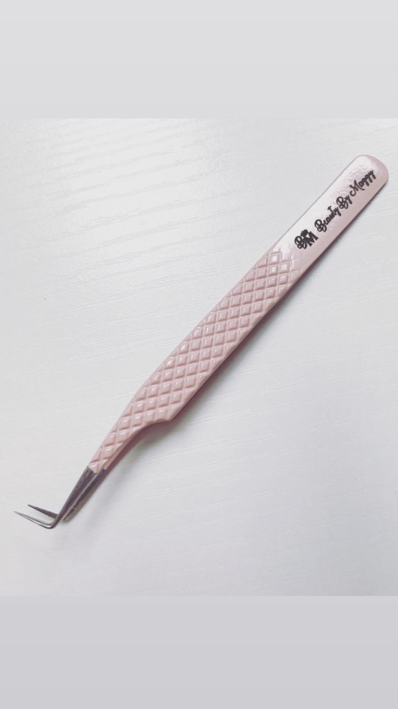 Nude 90 Degree Fiber Tip Tweezer