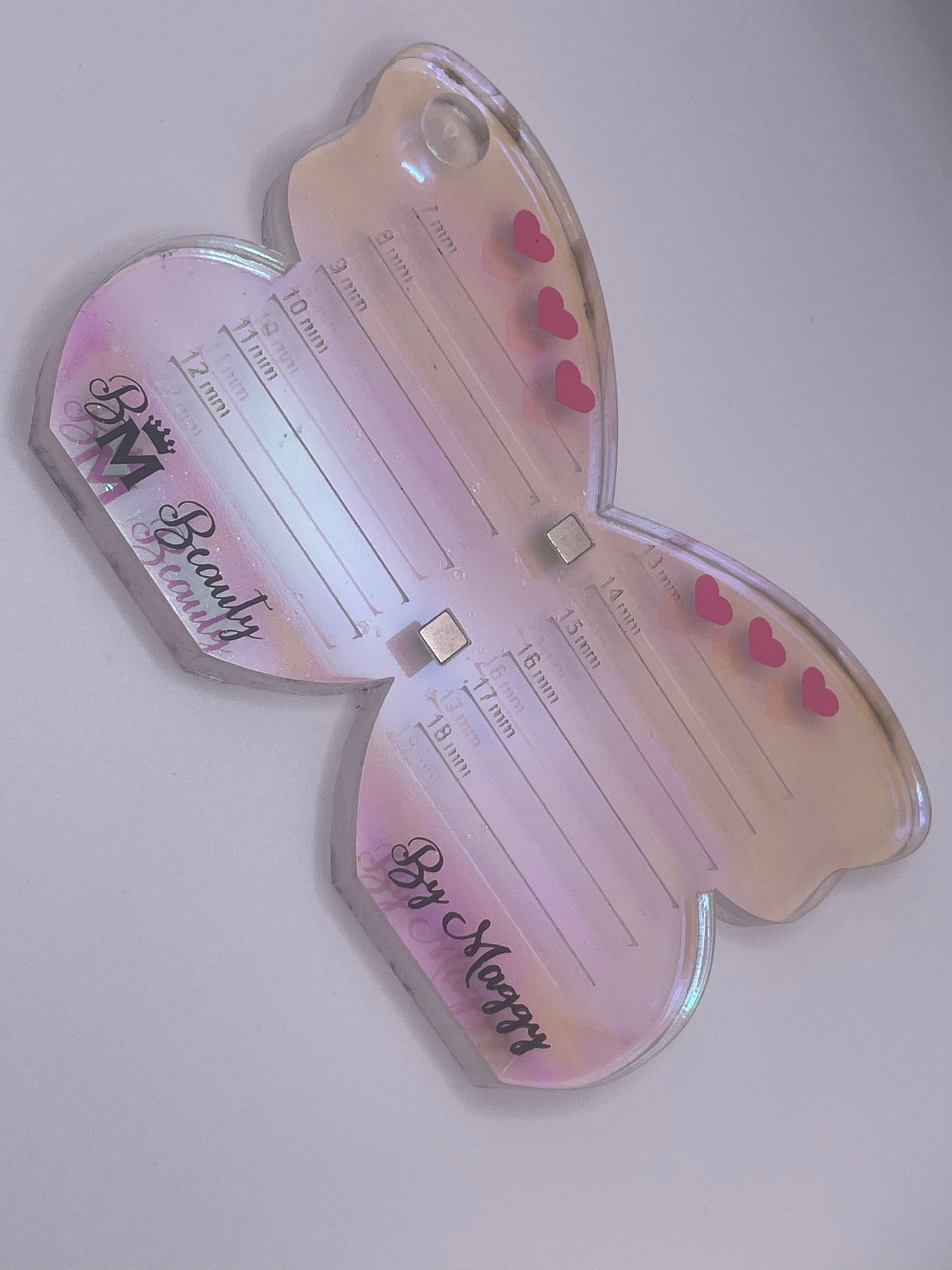 Butterfly shaped acrylic pallete